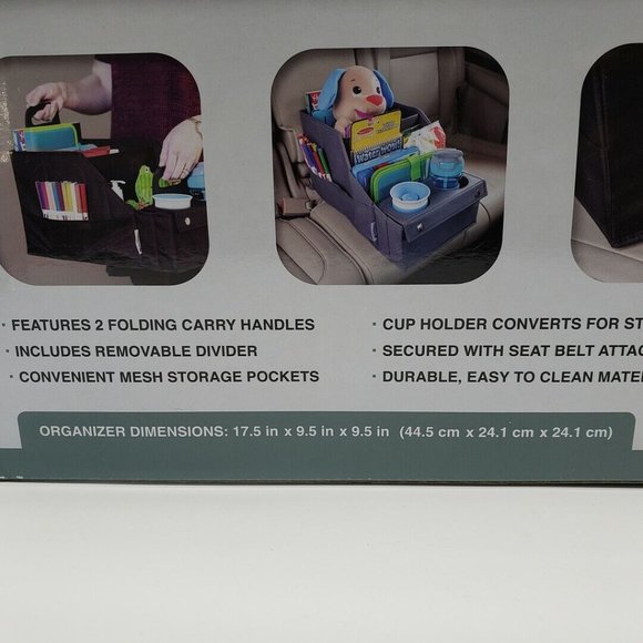 Member's Mark Car Seat Organizers w Removable Dividers & Cup Holders 2-PK NEW - Picture 8 of 10